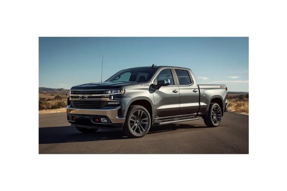 2025 Chevy Silverado 1500 High Country parked in scenic mountain setting