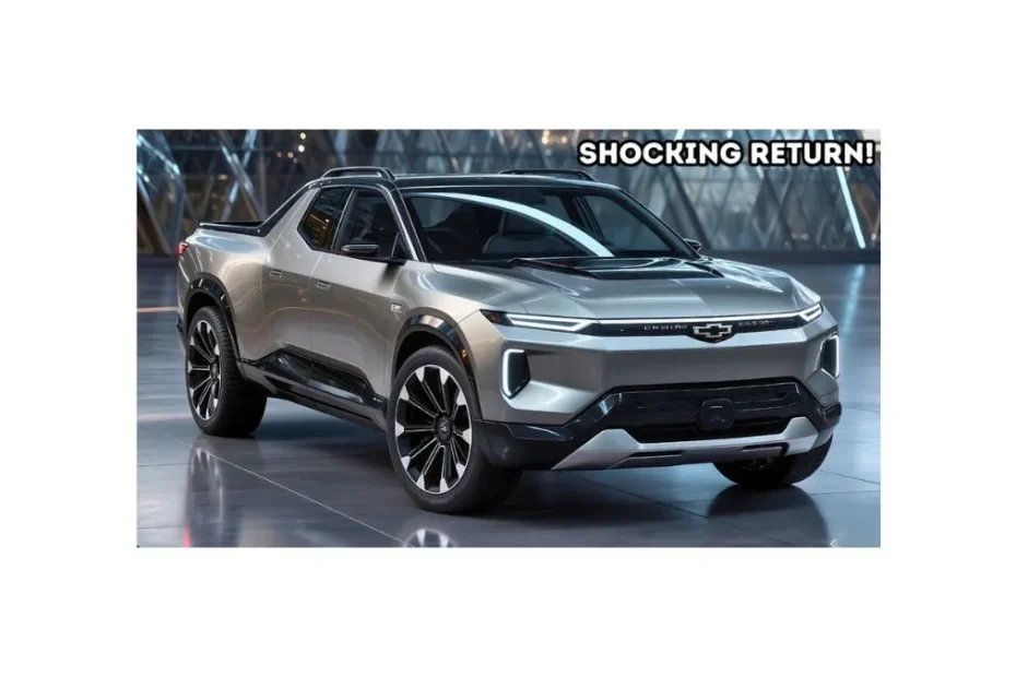 Chevy New El Camino 2026 legendary comeback muscle truck front three quarter view