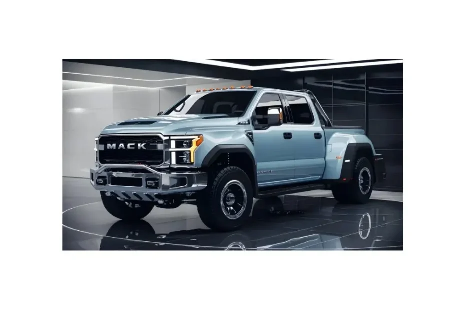 Mack pickup truck 2026 with 500HP diesel engine and heavy-duty towing capability