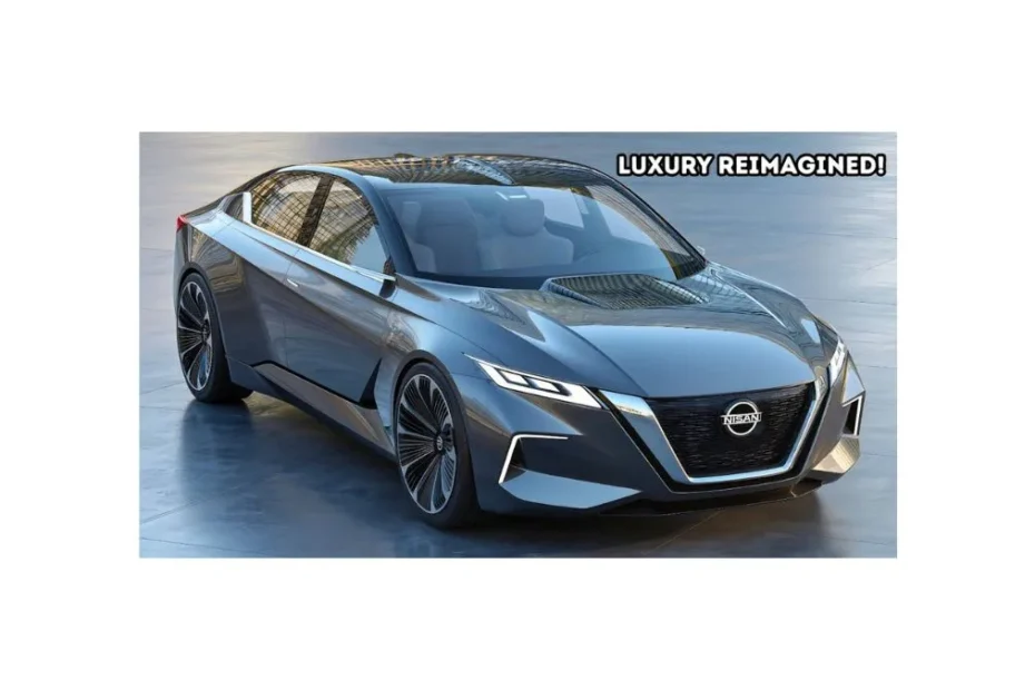 Nissan Altima 2026 bold design AWD midsize sedan front view USA