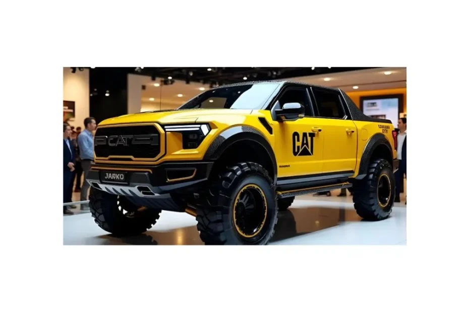 Caterpillar Pickup Truck 2026 brutal powerful diesel heavy duty truck concept USA