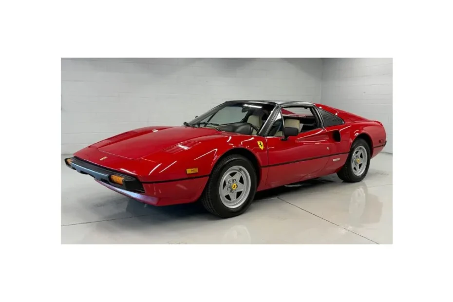 Magnum PI Ferrari 308 GTS 2026 in classic red on Hawaiian streets