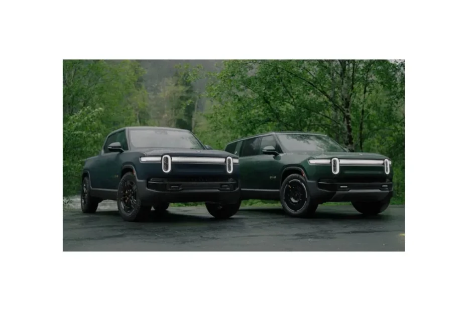 2026 Rivian R1T electric truck with extreme off-road capability and rugged design