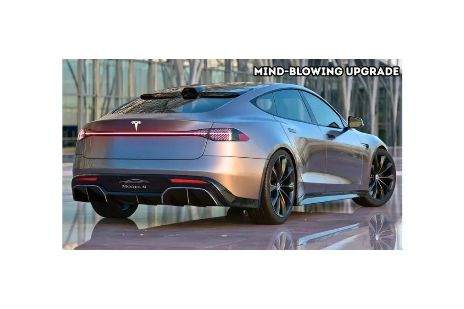 Tesla Model S 2026 driving on highway showcasing Plaid acceleration and luxury electric design in USA